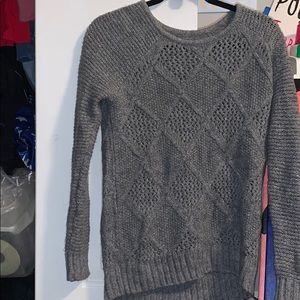 Gray sweater